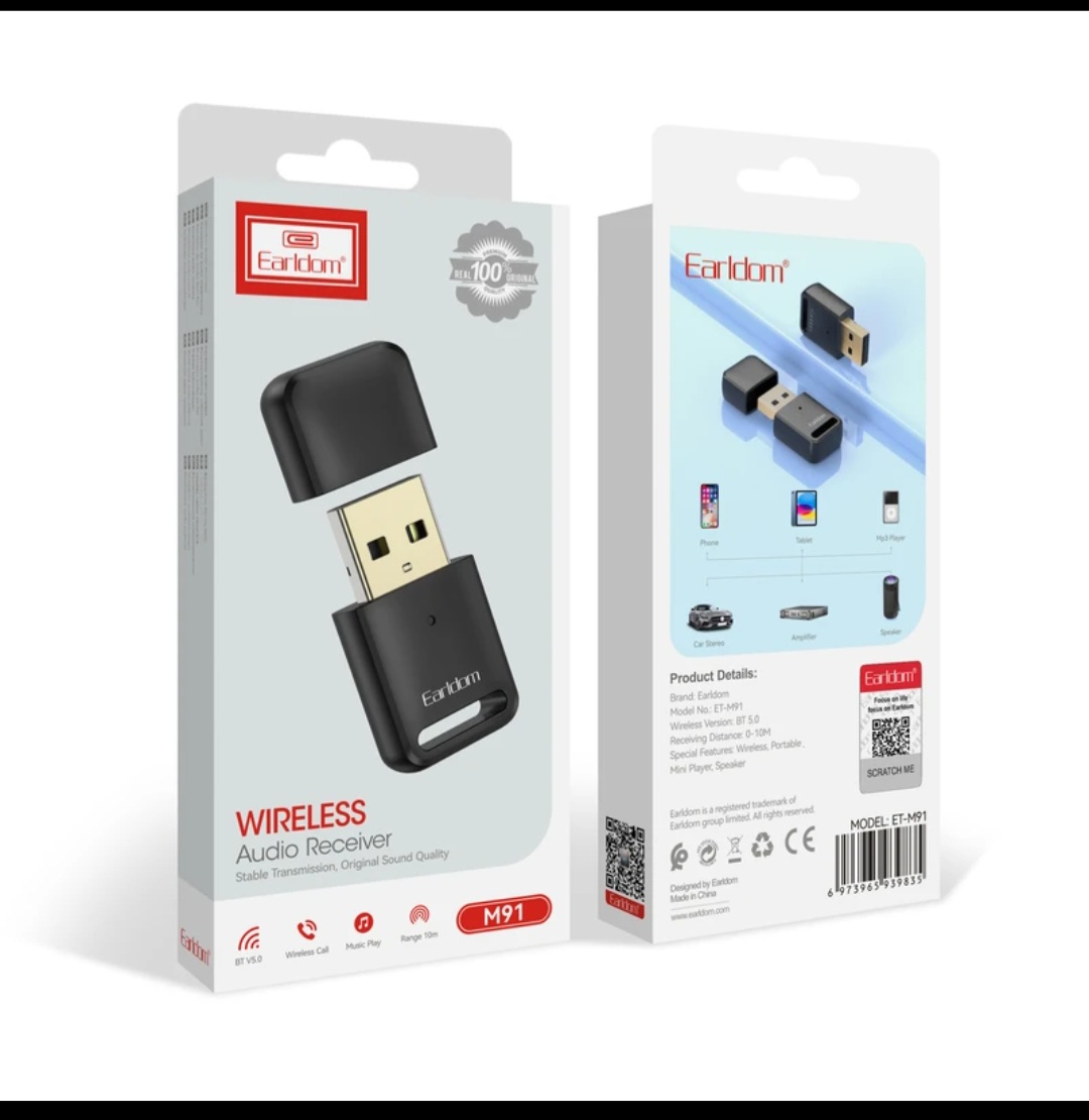 دانگل بلوتوث ارلدام مدل Et-m91